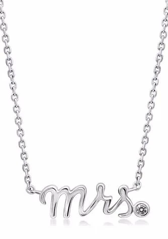J
admire 1 10 Ct. T.w. Swarovski Zirconia Mrs Pendant Necklace