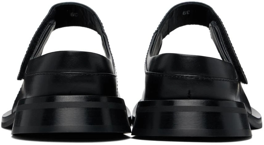 SUNNEI Black Form Marg Sabot Loafers 2