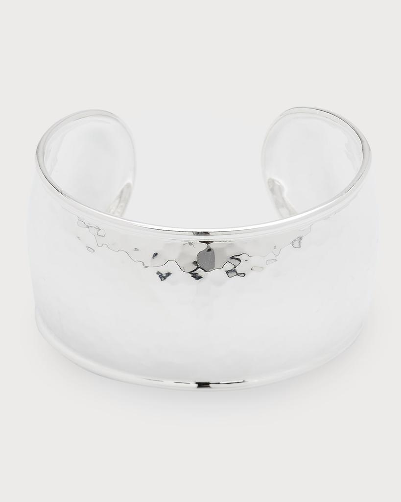 Ippolita Statement Hammered Cuff Bracelet in Sterling Silver