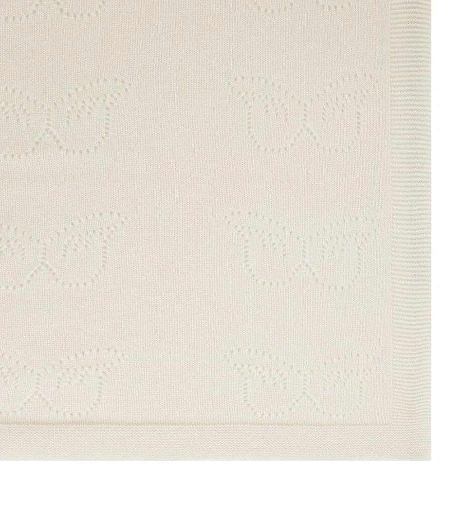 Marie Chantal Cashmere Angel Wing Pointelle Blanket 2