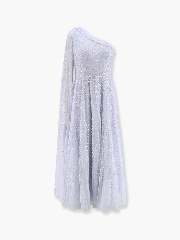 Needle & Thread One-shoulder long dress with sequins