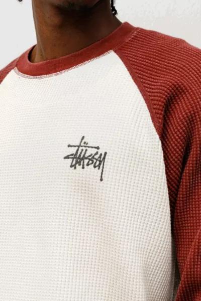 STUSSY Stussy Basic Stüssy 2 Tone Thermal Shirt - Shirts - Free