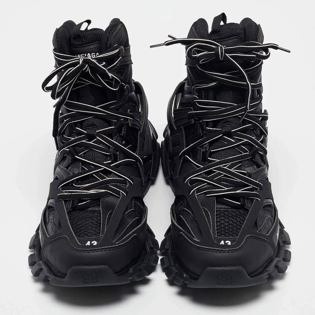 Balenciaga Balenciaga Black Mesh and Faux Leather Track Hike High Top Sneakers Size 43 3