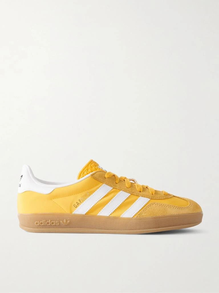 adidas Originals Gazelle Indoor 皮革边饰绒面革软壳面料运动鞋 1