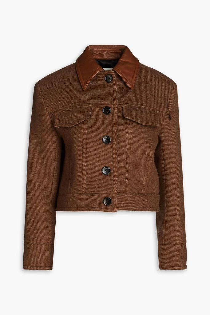 Sandro Cropped twill jacket 1