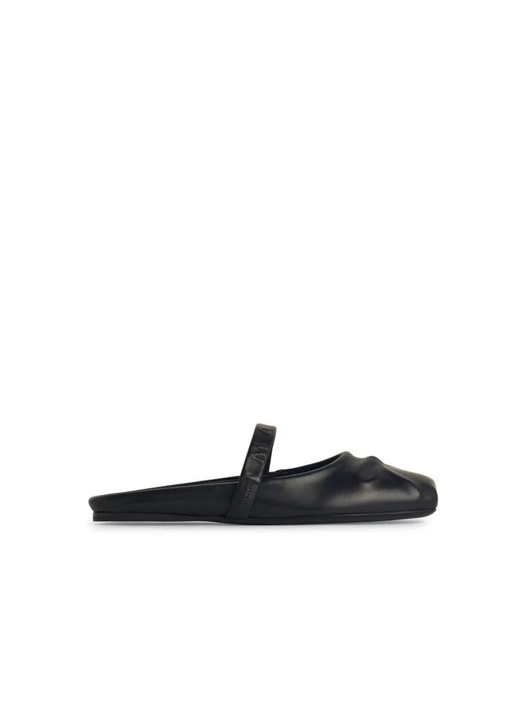 Marni Marni Black Leather Slippers 1
