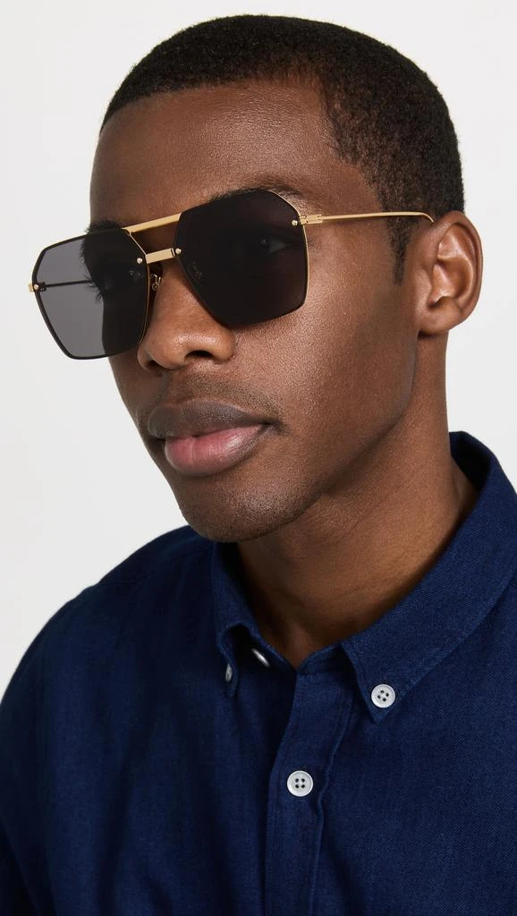 Bottega Veneta Oversized Geometric Aviators 3