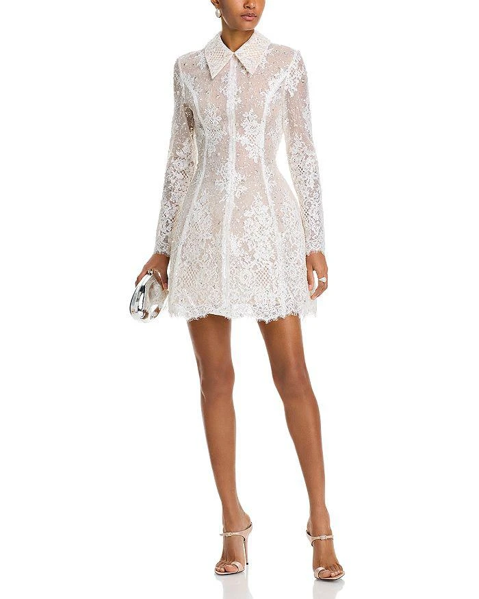BRONX AND BANCO Adelaide Lace Mini Dress 3