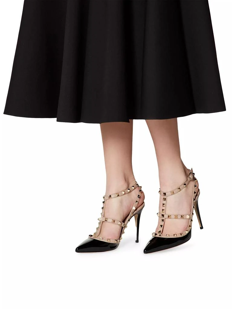 Valentino Patent Rockstud Caged Pumps 100 MM 6