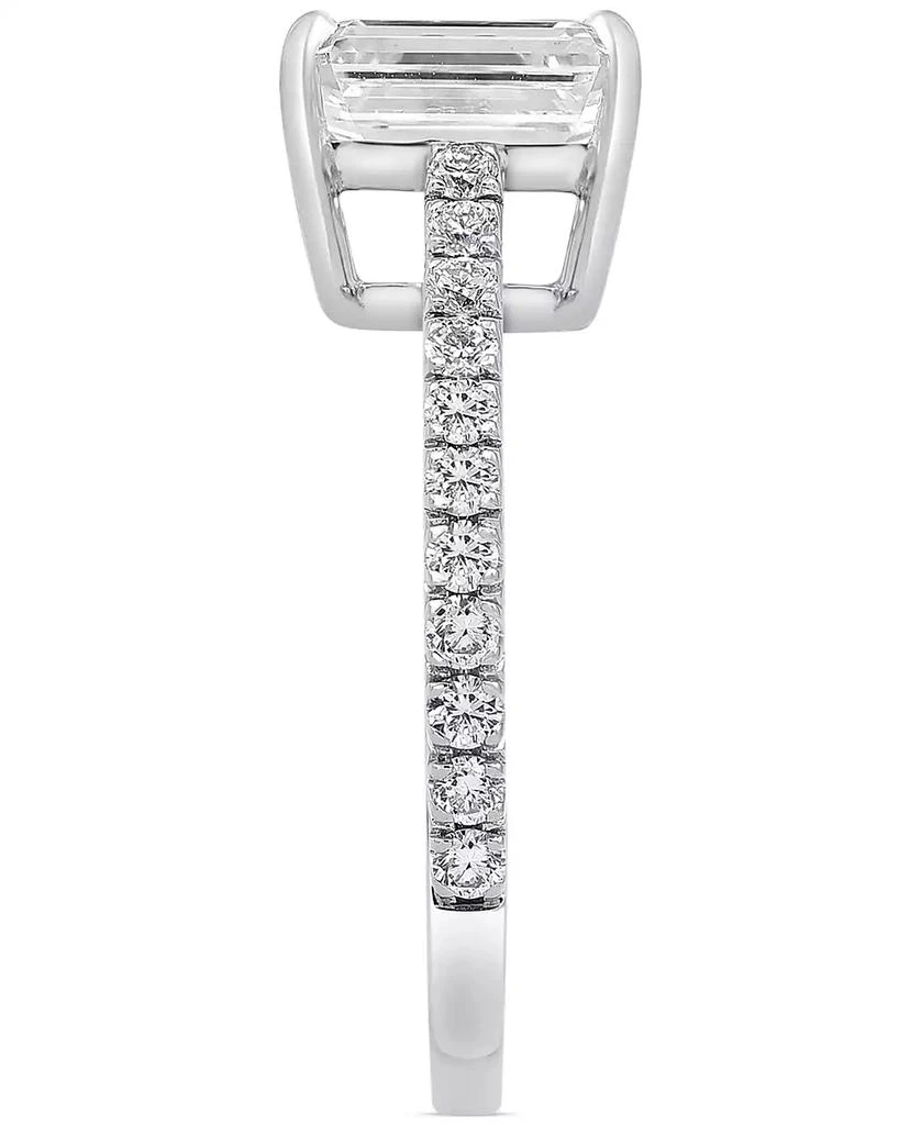 Badgley Mischka Certified Lab-Grown Diamond Radiant-Cut Engagement Ring (2-1/2 ct. t.w.) in 14k Gold 4