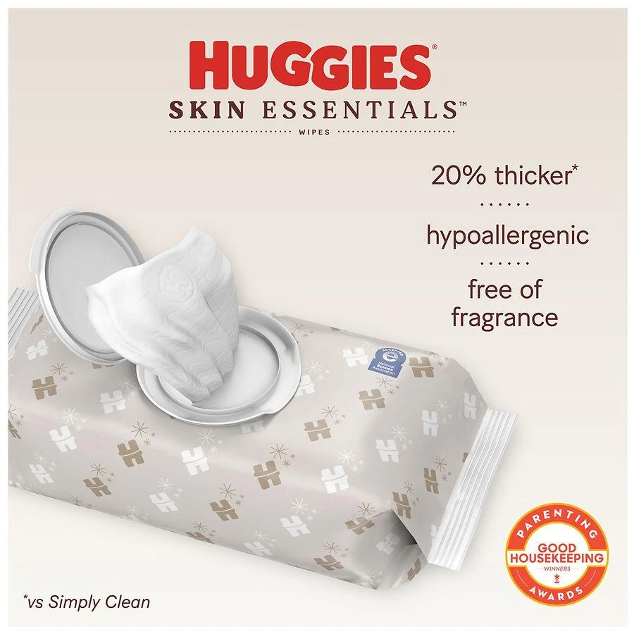 Huggies Baby Wipes, Flip Top Packs Unscented, 112 3