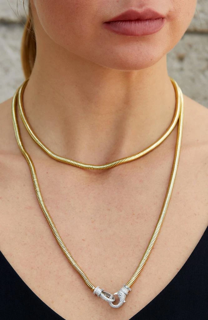 SAVVY CIE JEWELS Gold Plated double necklace 4