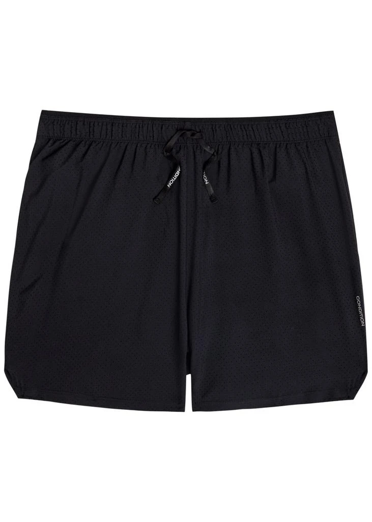 CONDITION Aero perforated stretch-jersey shorts 1