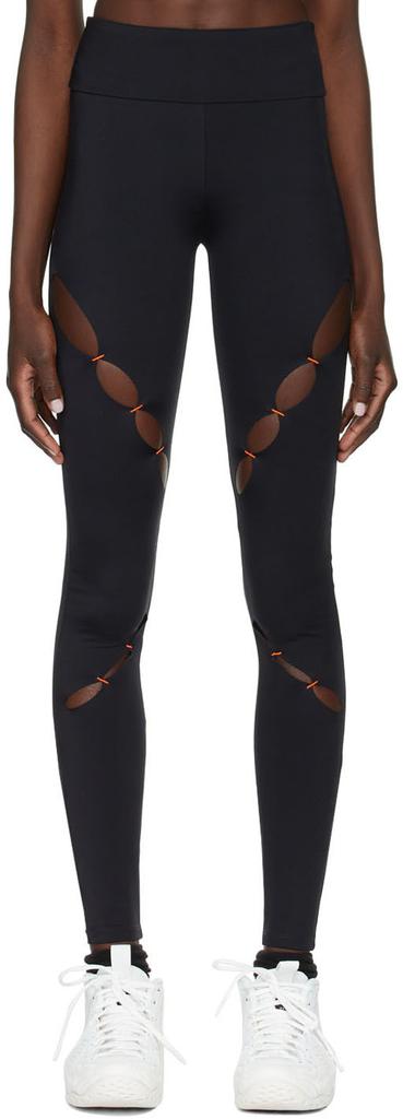 RUI SSENSE Exclusive Black Cut-Out Sport Leggings
