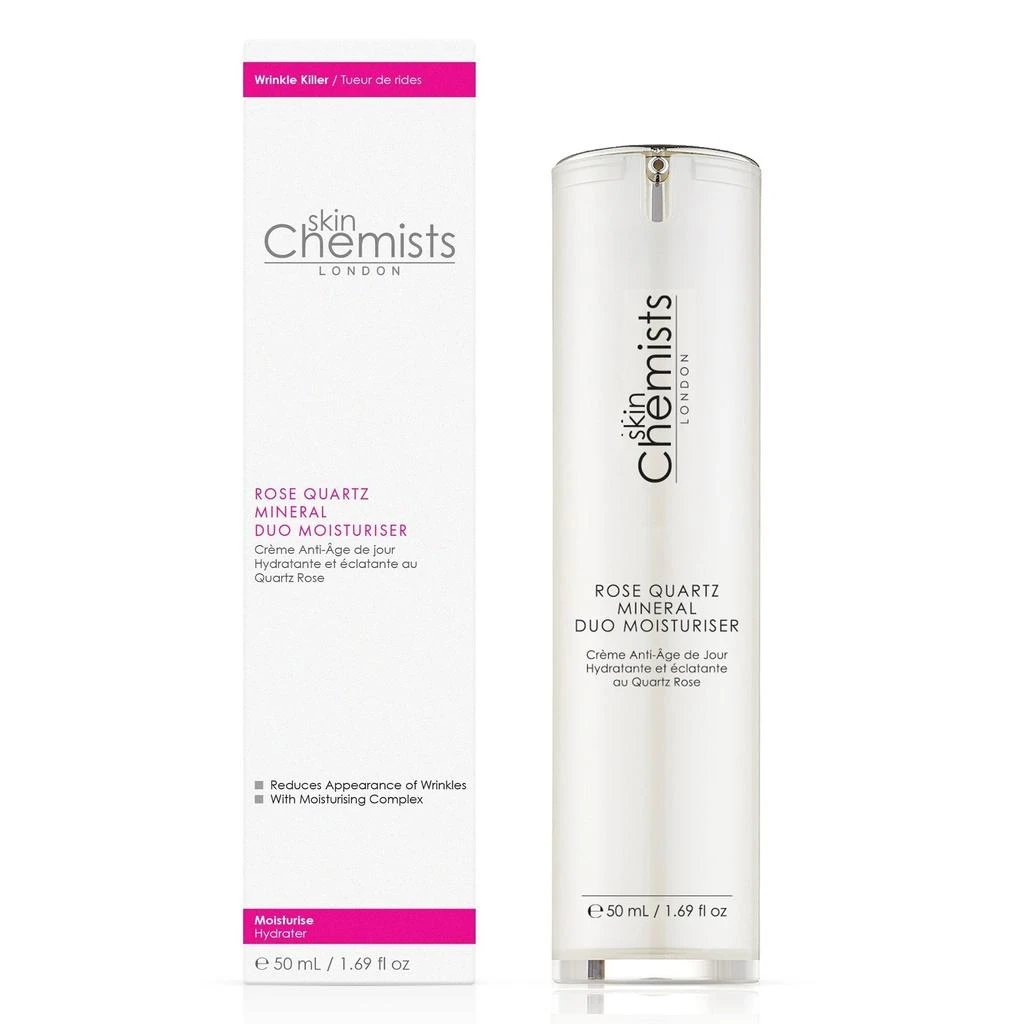 skinChemists Rose Quartz Duo Moisturizer 50ml Twin Value Savings Pack 4