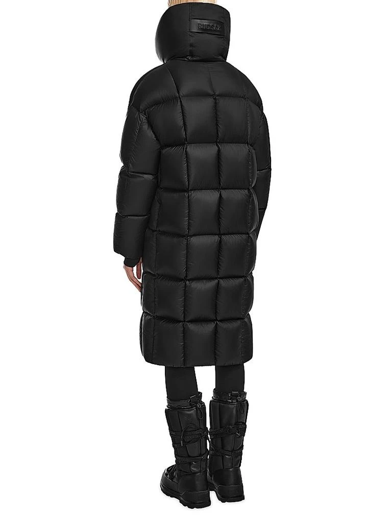 RUDSAK Sash Longline Down Puffer Coat 6