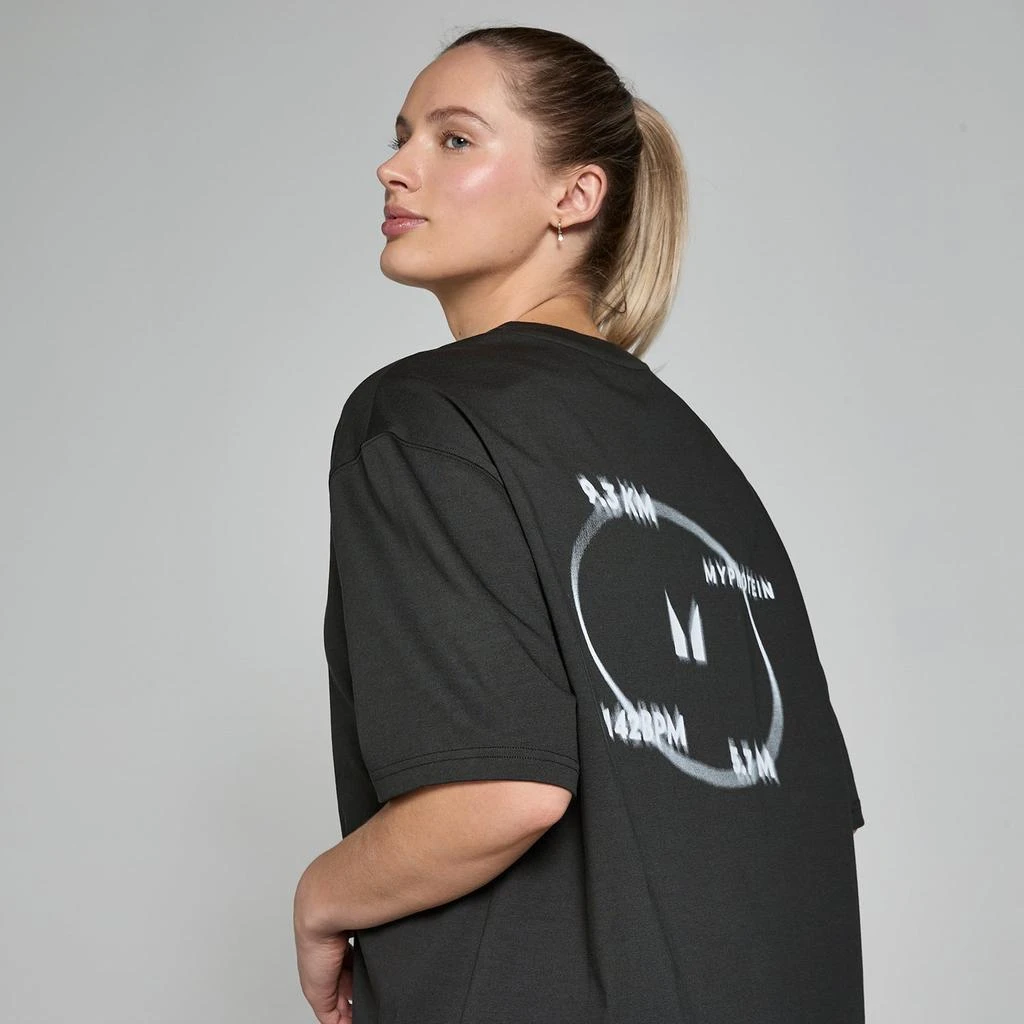 Myprotein MP Women's Tracking Graphic T-Shirt - Washed Grey 1