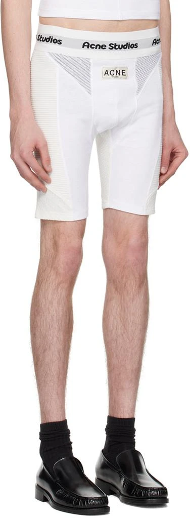 Acne Studios White Paneled Shorts 2