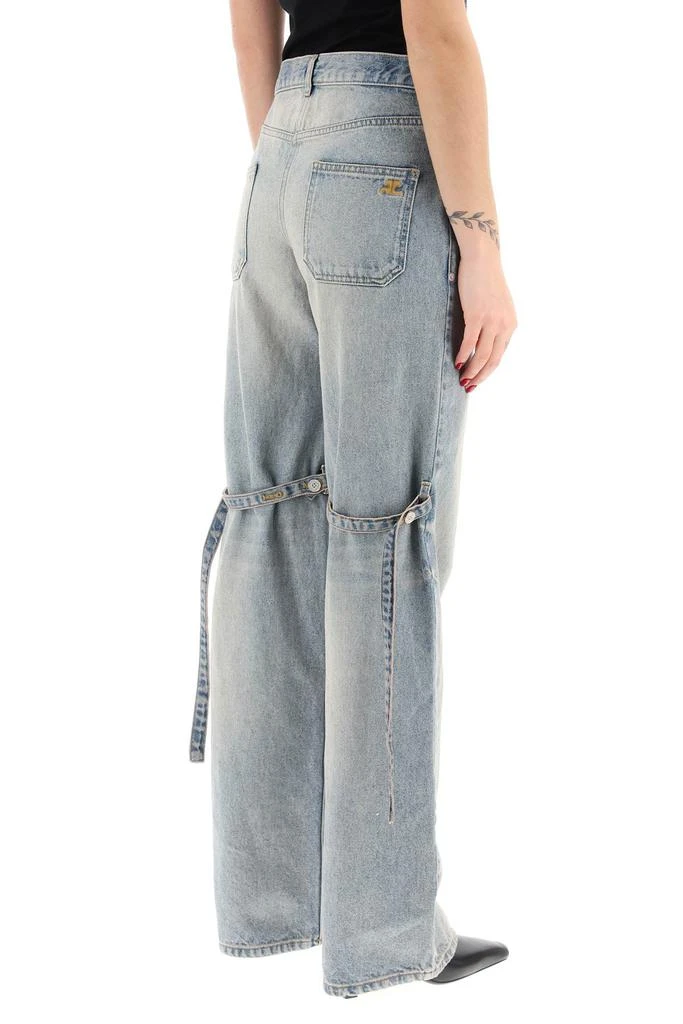 courreges "denim sailor-style baggy 3