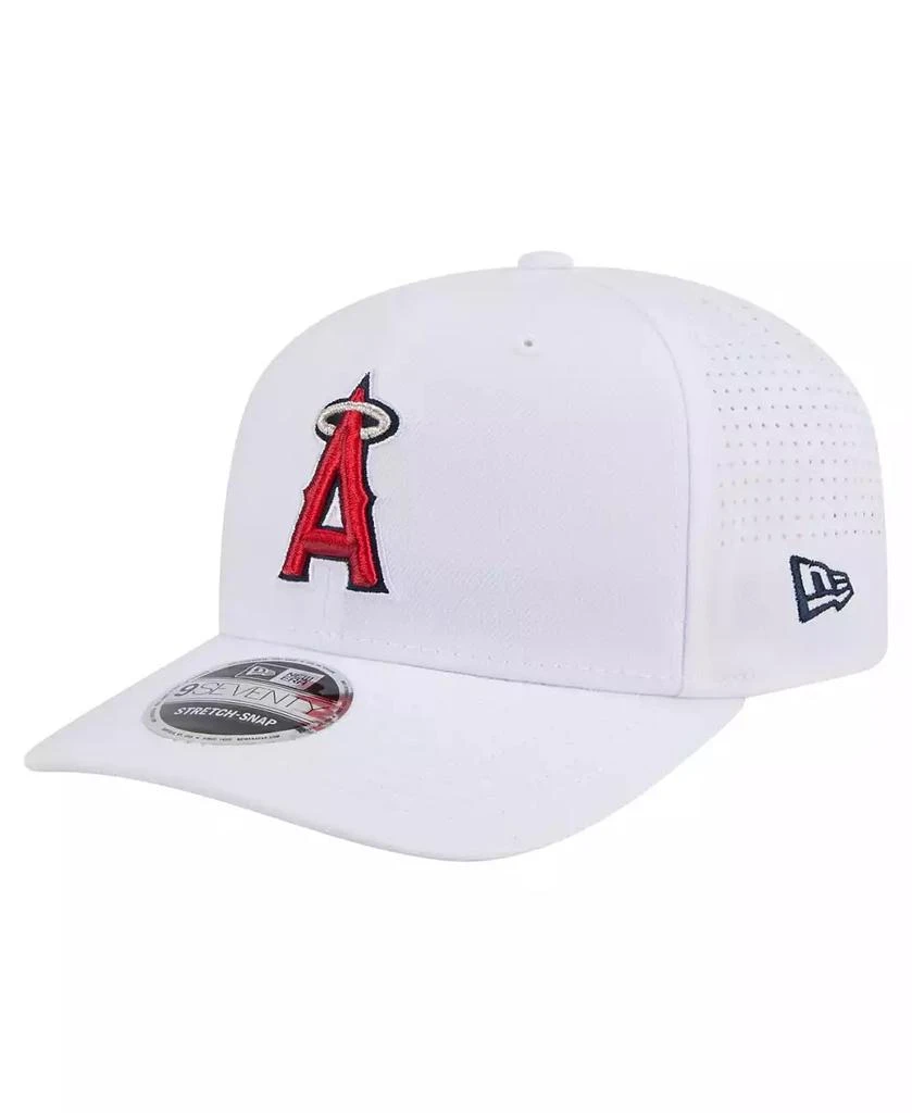 New Era Men
s White Los Angeles Angels COOLERA 9SEVENTY Adjustable Hat