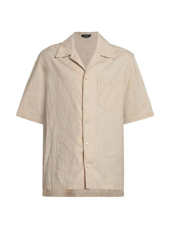 Versace Denim Short-Sleeve Shirt 5
