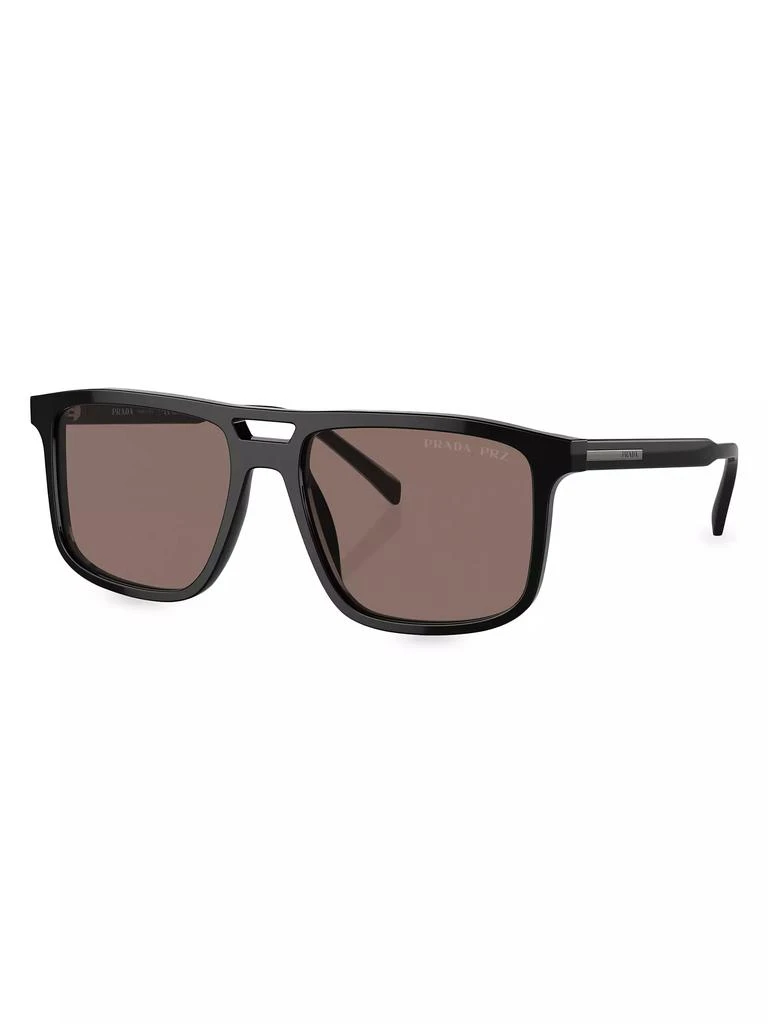 Prada 58MM Rectangular Sunglasses 1