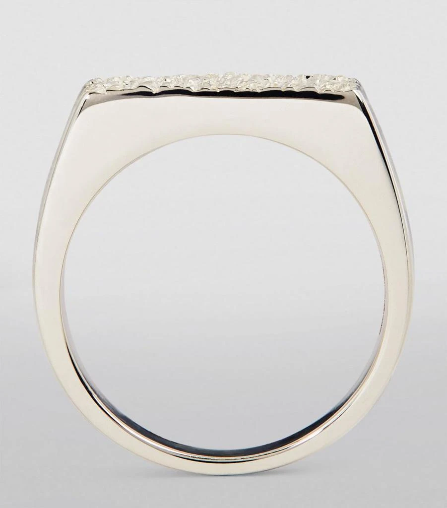 Bleue Burnham Sterling Silver Garden Signet Ring 3