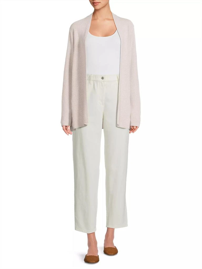 Eileen Fisher Tapered Cotton Ankle Pants 2