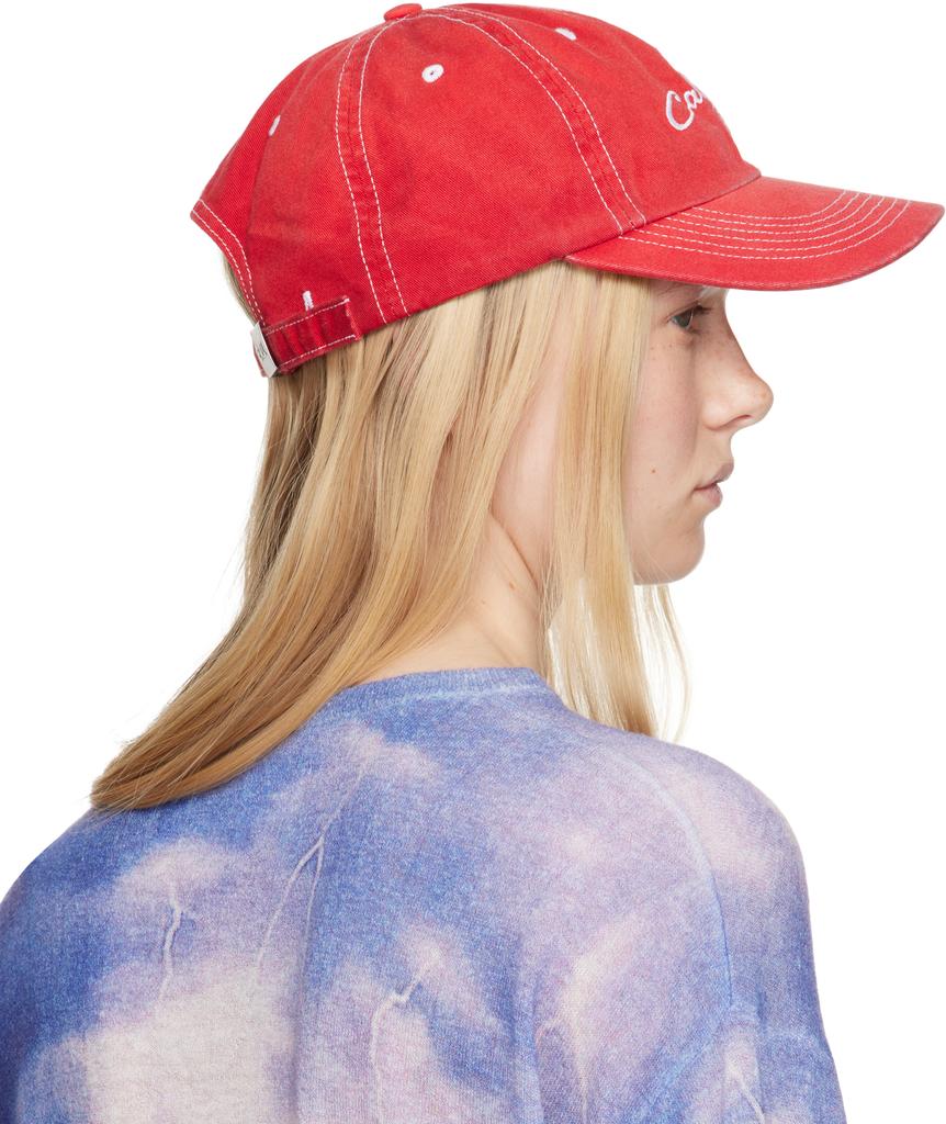 ERL Red 'California' Embroidered Cap - Hats - Compare Prices