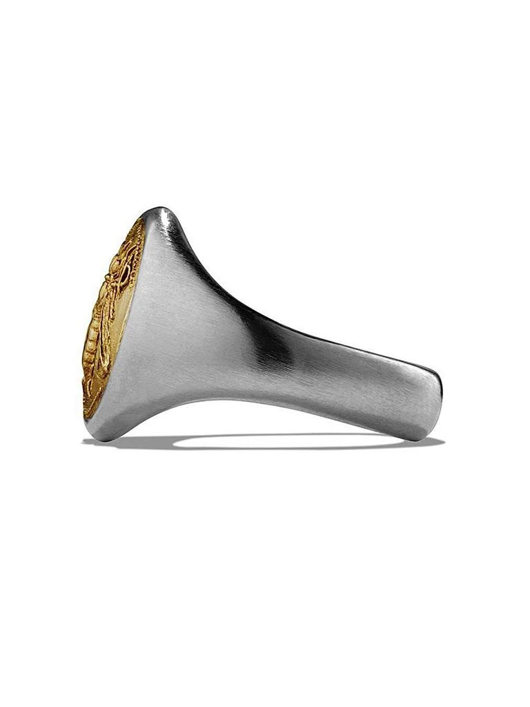 David Yurman Petrvs Bee Pinky Ring in Sterling Silver 4