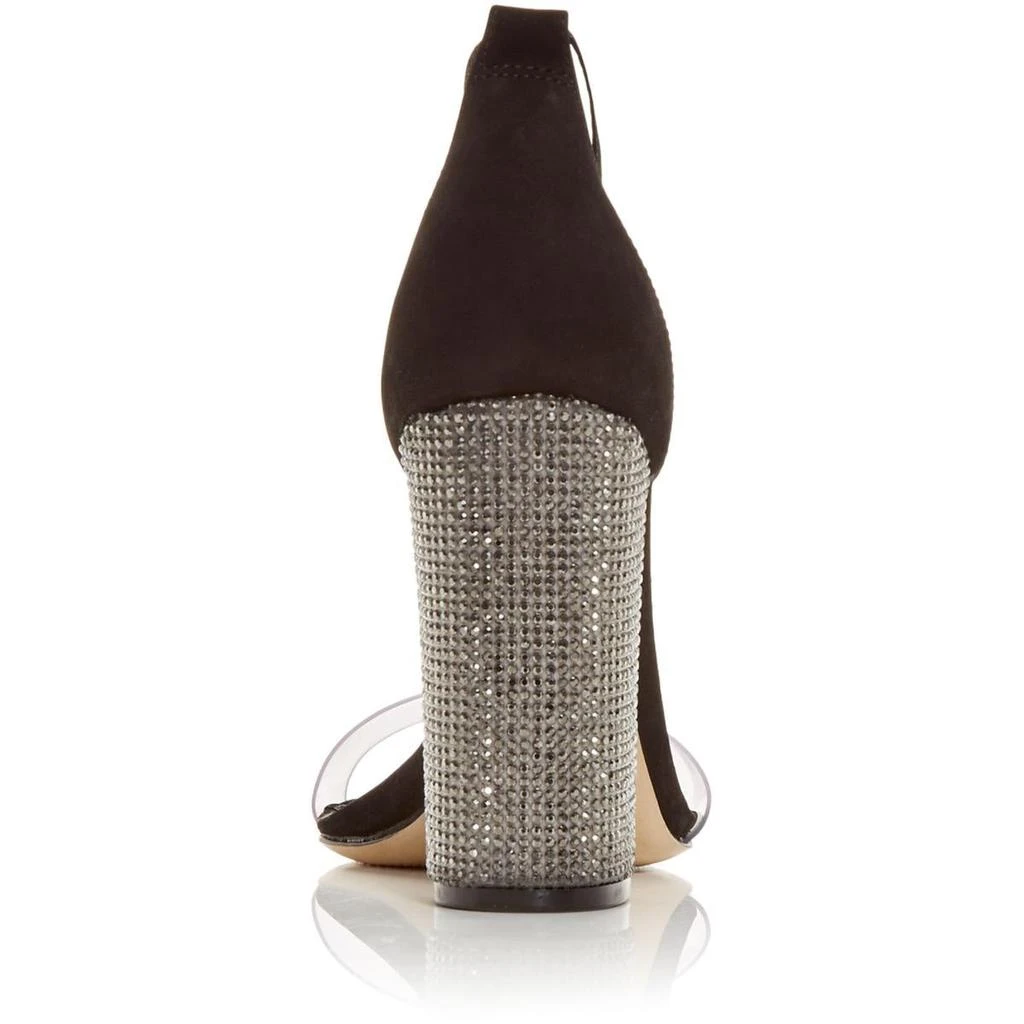 Schutz Anahe Womens Suede Rhinestone Heels 3