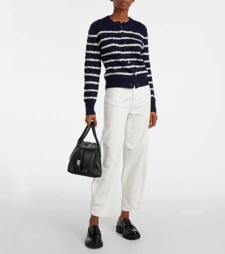 Ralph Lauren Striped wool and cashmere cardigan 2