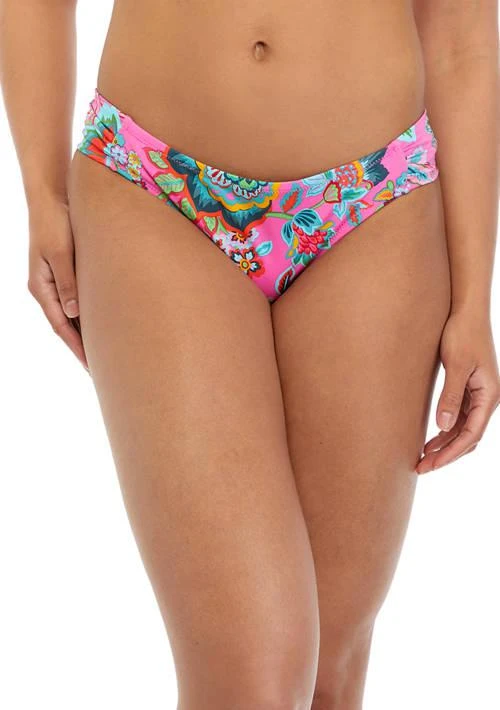 Jessica Simpson Side Shirred Hipster Swim Bottoms
