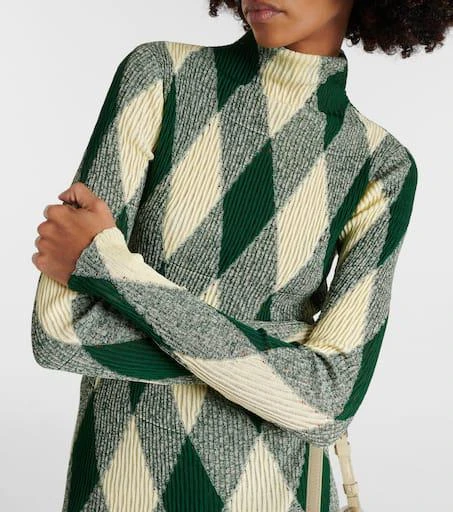 Burberry Argyle cotton and silk sweater 4