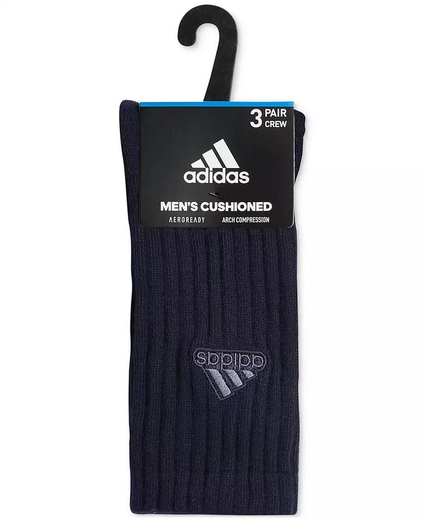 Adidas Men's 3-pk. Classic Cushioned Logo Crew Socks
