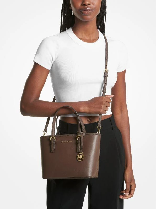 Michael Kors Jet Set Travel Extra-Small Top-Zip Tote Bag 4