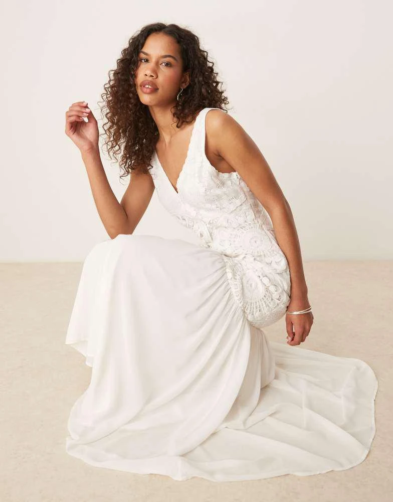 white christmas dresses Mille Carla Crochet Dress | White | Size Xs main image 1