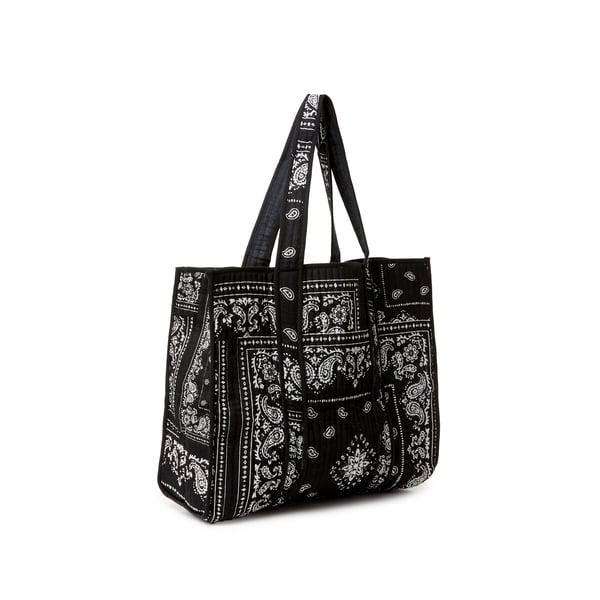 AMIRI Black Bandana Micro Triangle Bag - Travel Bags - Free