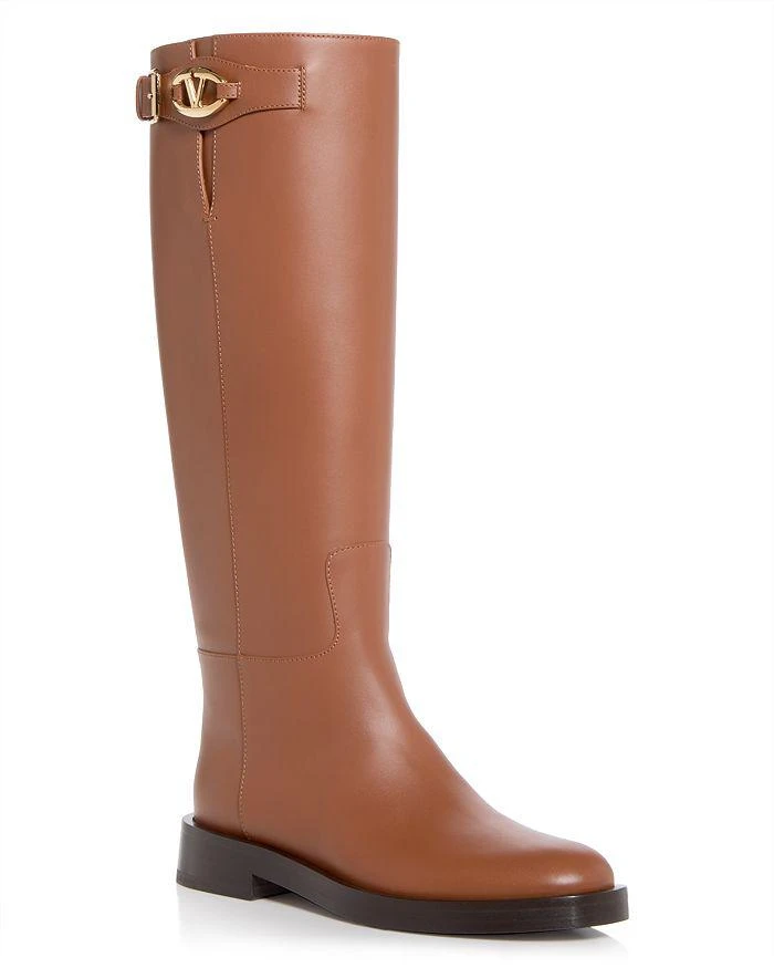 Valentino Women's Buckled Riding Boots 1