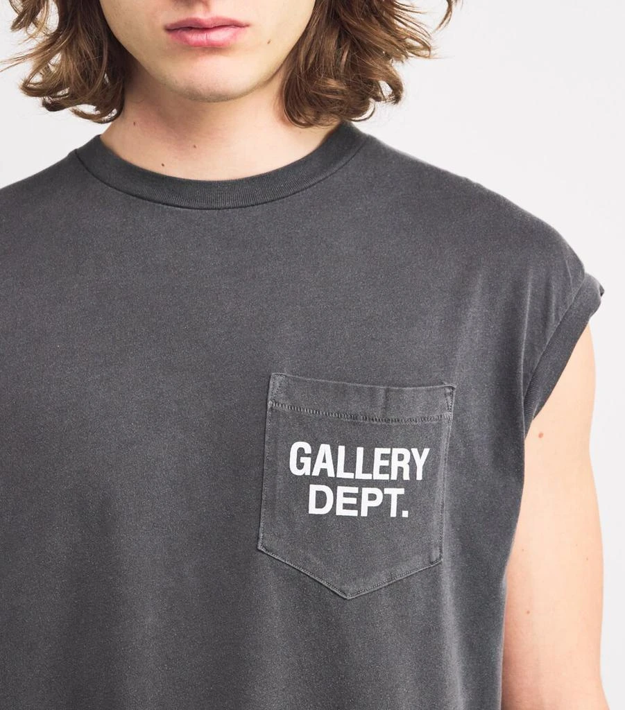 Gallery Dept Cotton-Blend Sleeveless Augi T-Shirt 6