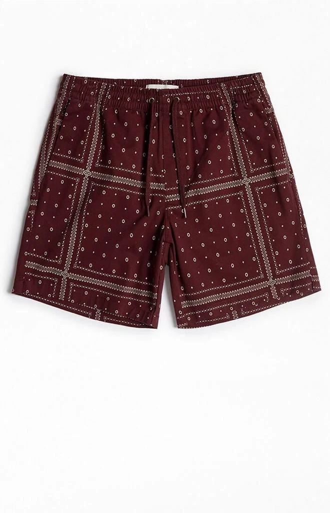 PacSun Bandana Printed Volley Shorts 1