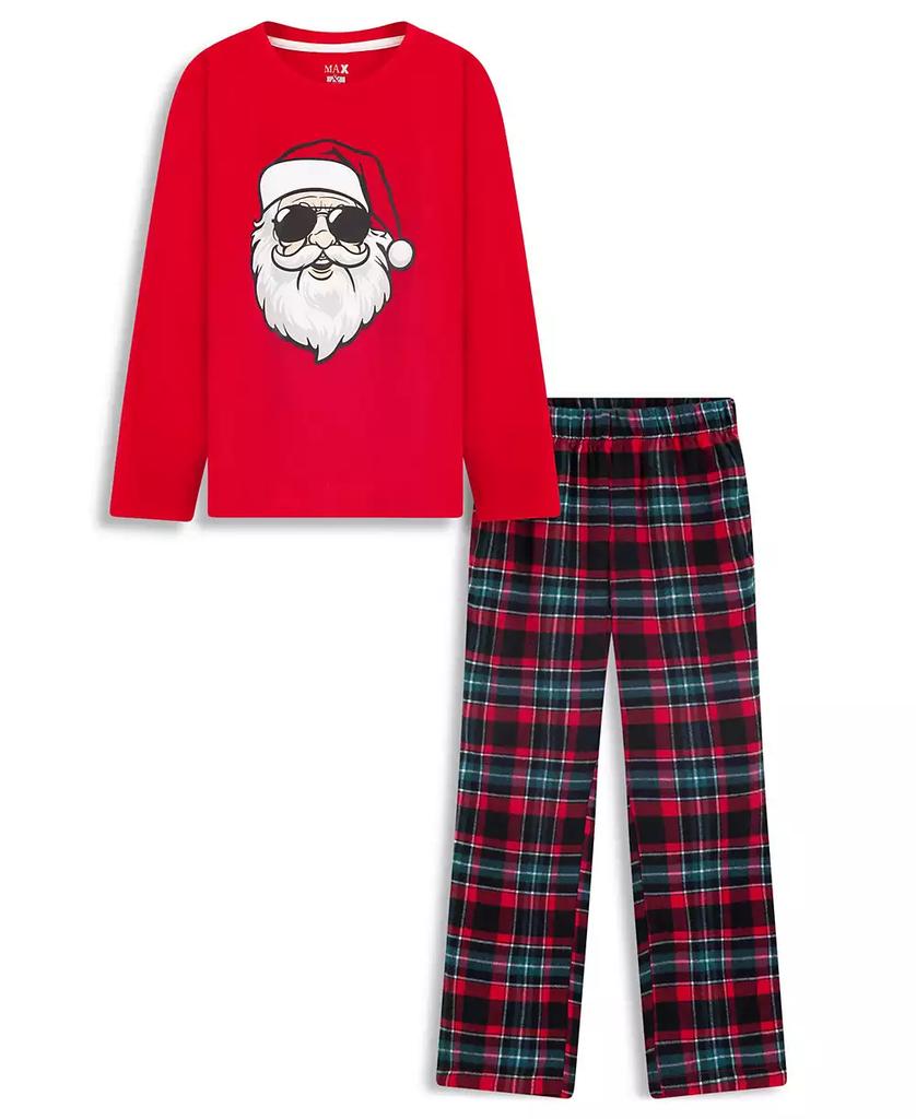 Sleep On It Max and Olivia Boys Holiday 2pc Pajama Pant Set