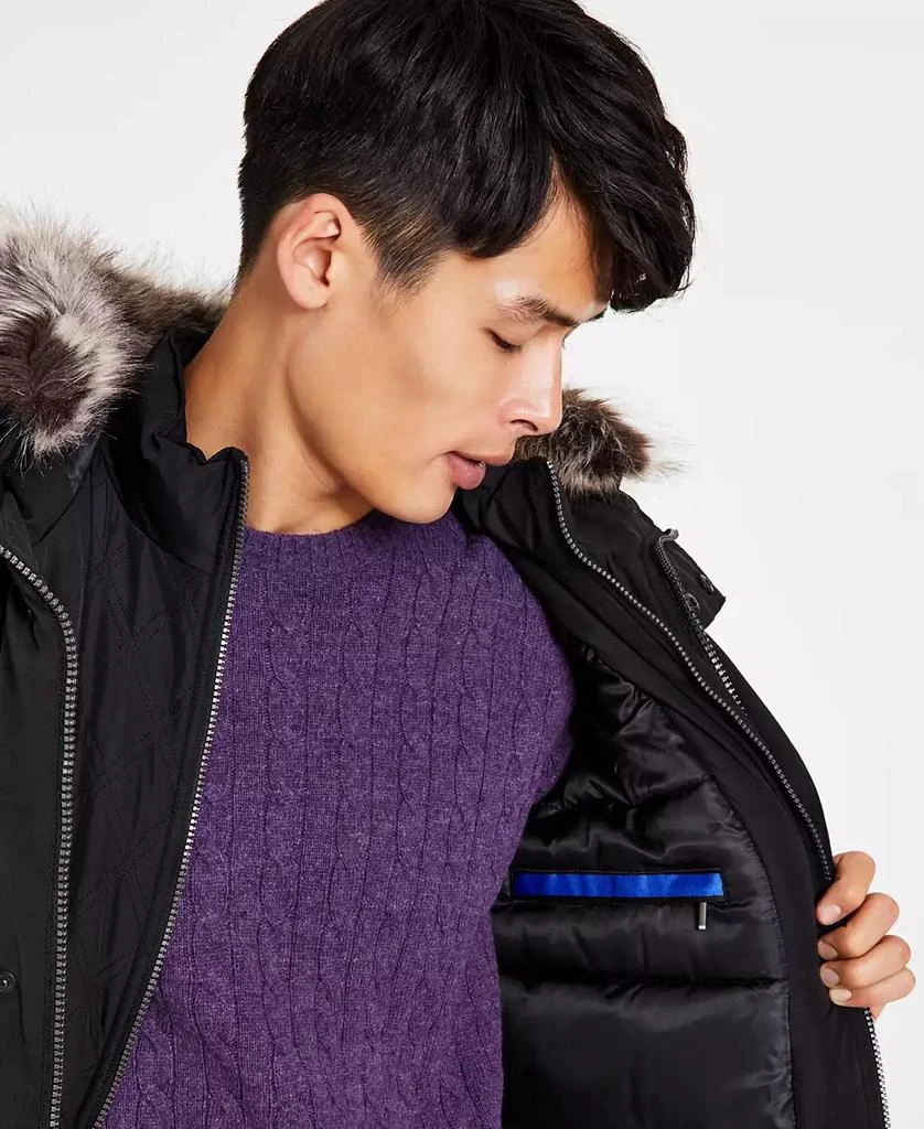 Michael Kors Michael Kors Men's Hooded Bib Snorkel Parka, Created for Macy's 4
