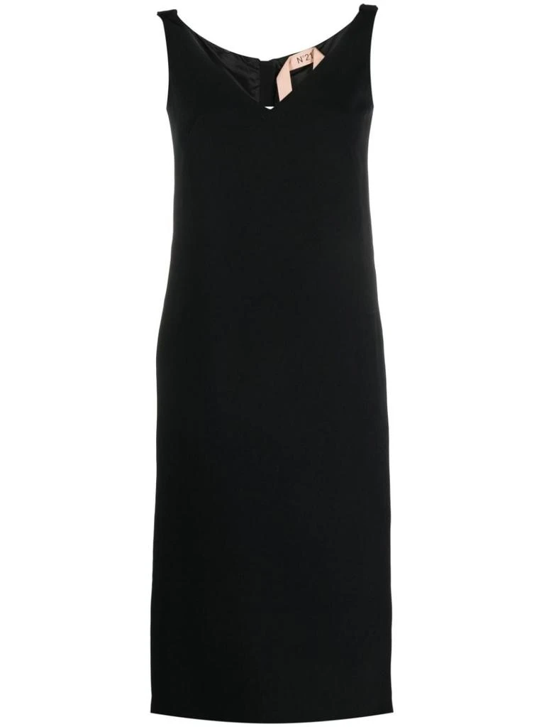 N°21 V NECK PENCIL MIDI DRESS 4