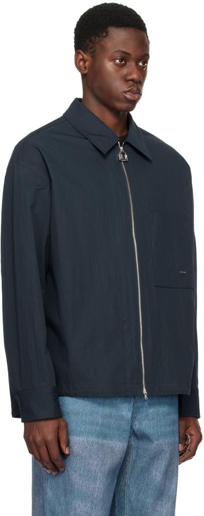 WOOYOUNGMI Navy Drawstring Shirt