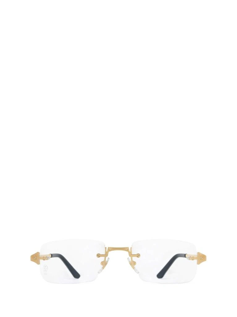 Cartier Cartier Rectangle Frame Glasses 1