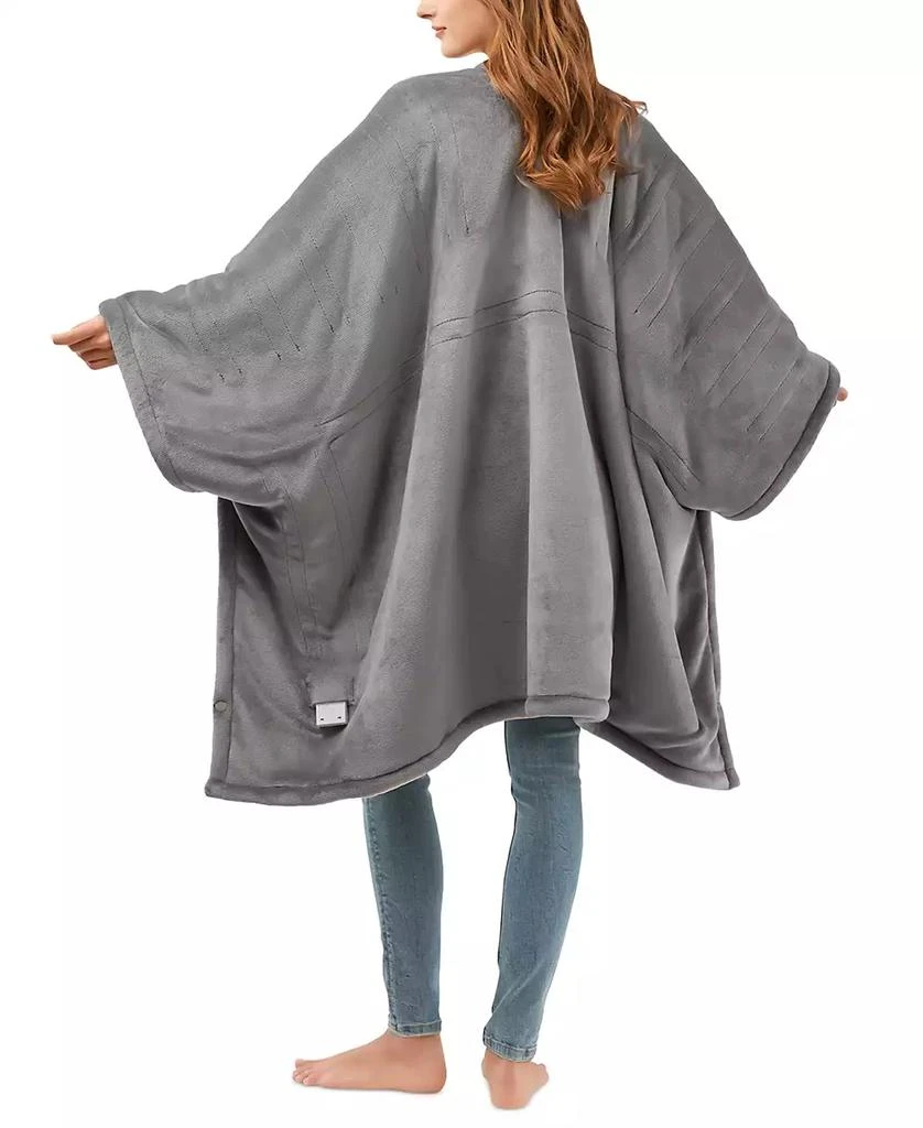 Sharper Image Heated Fleece Snuggle Wrap 2