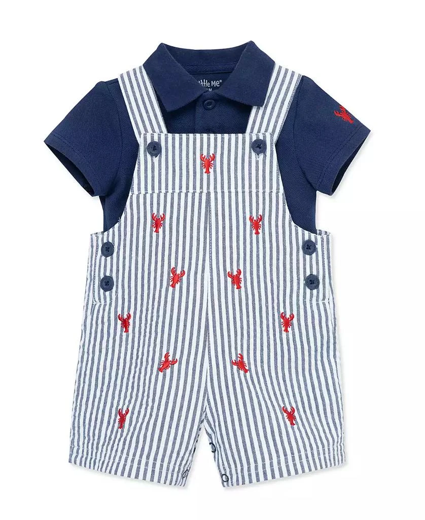 Little Me Baby Boys
Lobster Printed Shortall and Polo Shirt, 2-Piece Set
