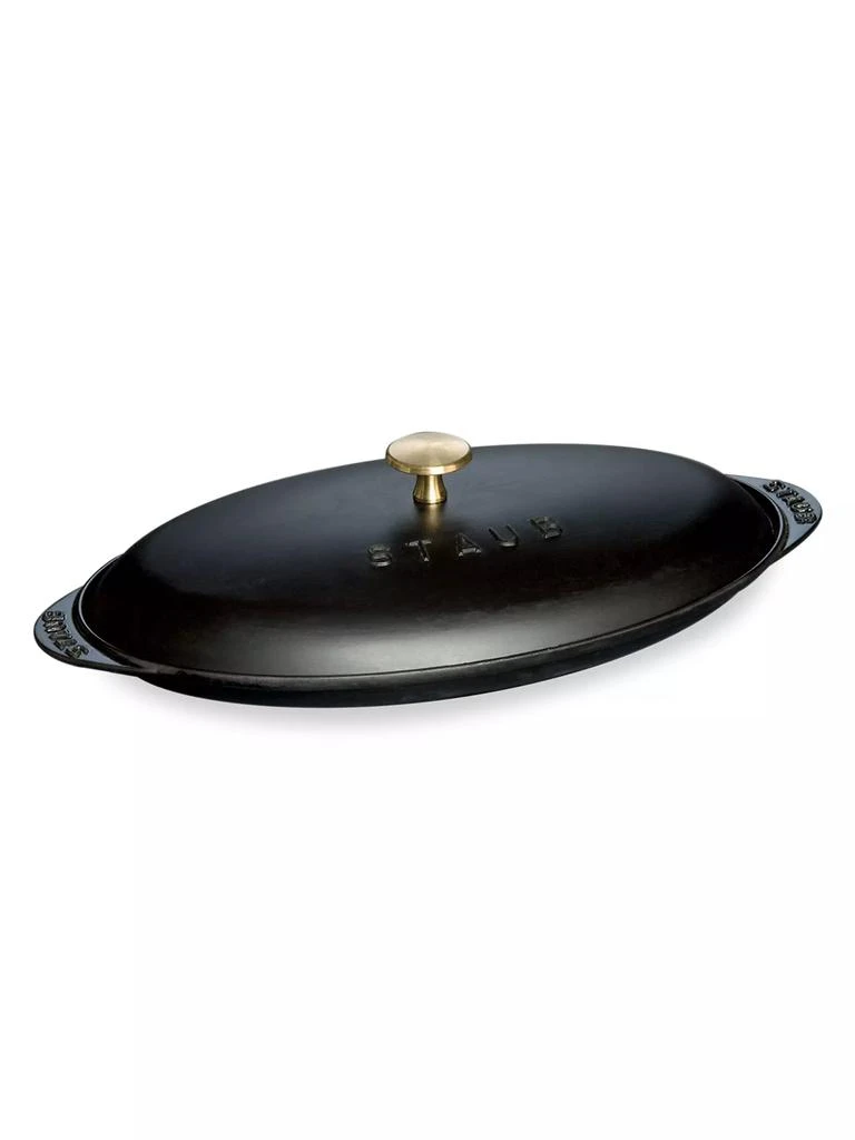 Staub Cast Iron Covered Fish Pan 1