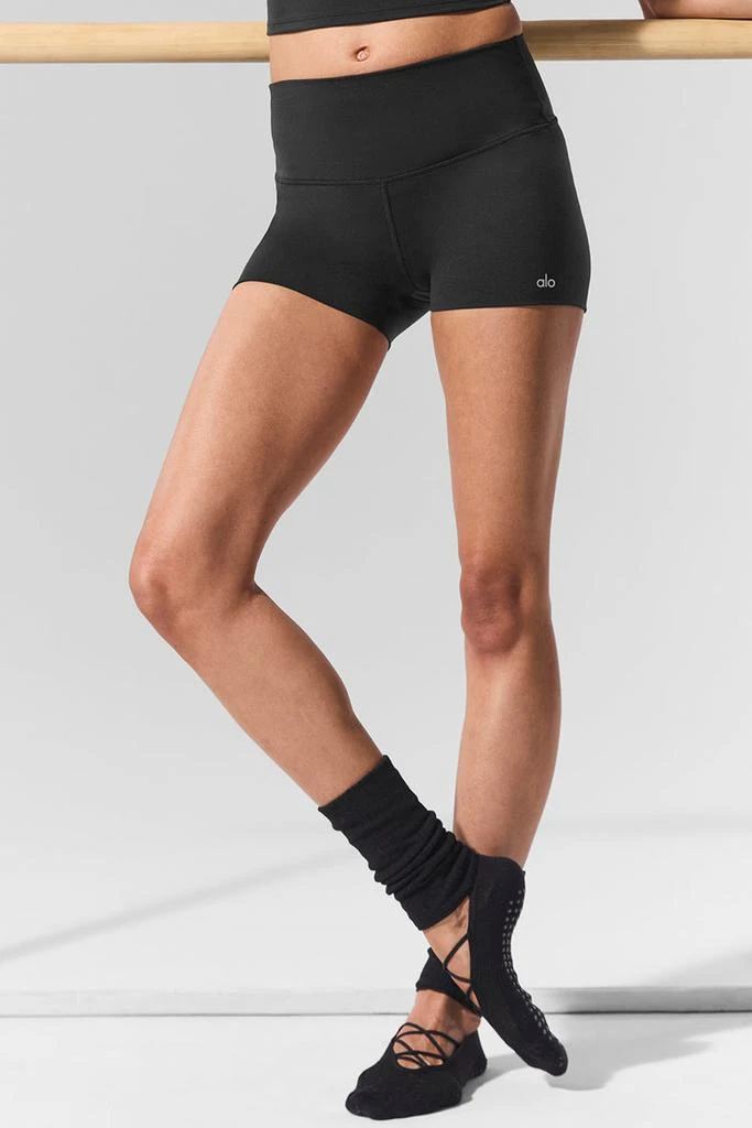 Alo 3" ALO Softsculpt High-Waist Precision Short - Green Olive 3